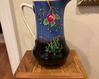 R211 - $75. Large Victorian Duck Pitcher. 