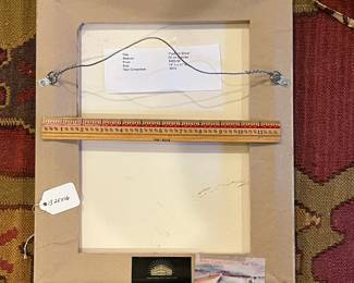 P42 - $100. Original Oil on Canvas Painting by Anne Tanzi Carty. "Fashion Show" Oil on Canvas. Measures 13.25" x 16" tall. 