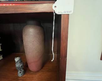 P18 - $125. 1 of 3 available. Wooden Bookcase / Display Cabinet. Single Drawer at the bottom. Measures 24.5" wide x 11" deep x 82.5" tall. Shelves are not adjustable. 