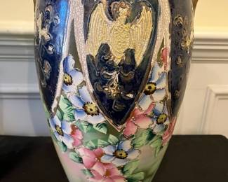 R251 - $140 PAIR of ESO Hand Painted Nippon Vases. 