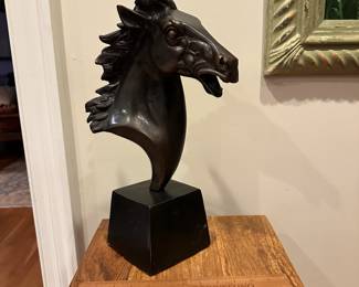 R212 - $85. Bronze Horse Bust. 