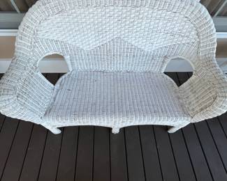 R171a - $125. Loveseat is 50" wide x 24.5" deep x 35.5" floor to top of back.