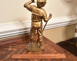 R208 - $40. Depart du Mousse Par Bouret. Cold-Painted Bronzed-Spelter. 