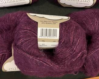 R237 - $45 for 8 Skeins. Cumulus by Fyberspates. 022 Aubergine. 