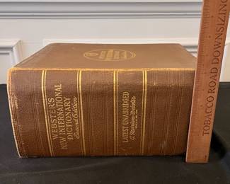 R249 - $50. 1949 Webster's New International Dictionary of The English Language. Second Edition. Unabridged. 