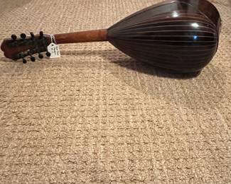 R245 - $30. Bowl Back Mandolin AS IS No Strings. (Looks like the Italian Designs online)