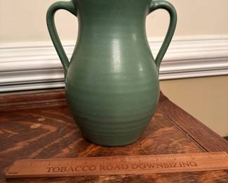 R200 - $65.  Zanesville Stoneware. 517.  Measures 8.5" wide x 9" tall. 