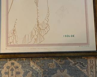 P30 - $40. Isolde. Verkerke Reprodukties NV. Measures 22" x 32". 