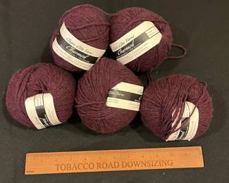 R238 - $60. 5 Skeins Classic Elite Yarns "Charmed" Cashmere / Mohair. Color 76709. Dye Lot 95. 
