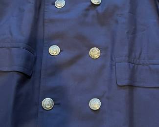 R263 - $30. Vintage USAF Double Breasted Peacoat. 