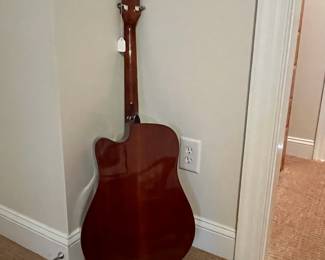 R244 - $50. Jasmine Electric Guitar. Model JD-36CE-NAT-U. 