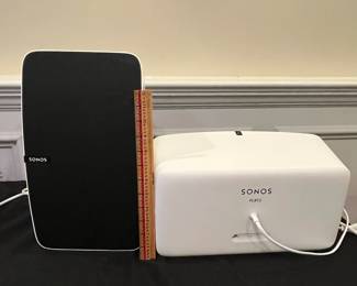 R261 - $225 EACH. 2 Available. Sonos Play:5. Model S100. They work great! White case with black fronts. 