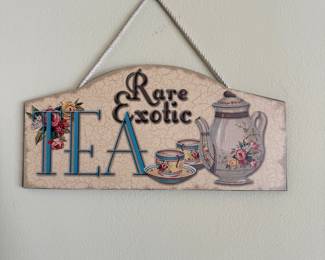 tea sign
