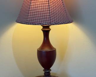 checkered lamp