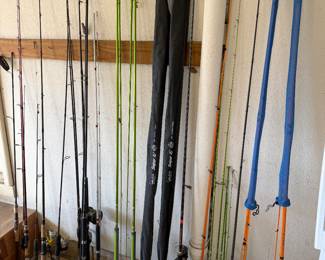 Fishing poles 