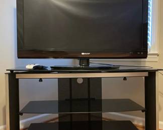 Sharp TV And Z Line TV Stand