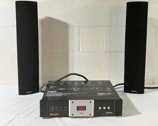 Home Theater Powercenter And Speakers