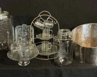 Elegant Textured Glassware
