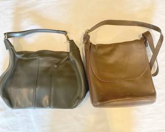 Authenticated Leather Coach Purses