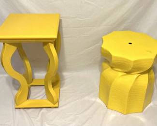 Yellow Accent Tables