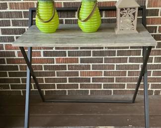 Patio Side Table Lanterns