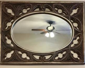 Ornate Wooden Frame Mirror