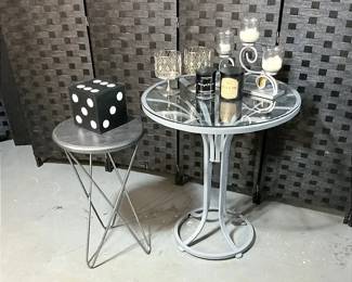 Side Tables Candles Game Box