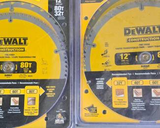 DeWalt 12 inch construction blades