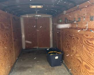 2008 HI-WAY CARGO 6‘ x 14‘ trailer with generator