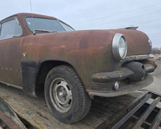 1951 Ford 2 door  rolling body with extra parts