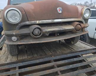 1951 Ford 2 door  rolling body with extra parts