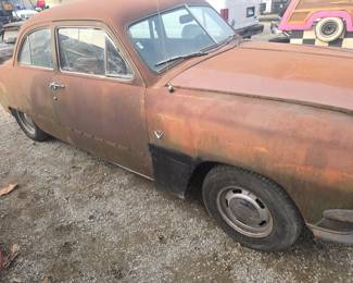 1951 Ford 2 door  rolling body with extra parts