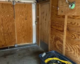 2008 HI-WAY CARGO 6‘ x 14‘ trailer with generator