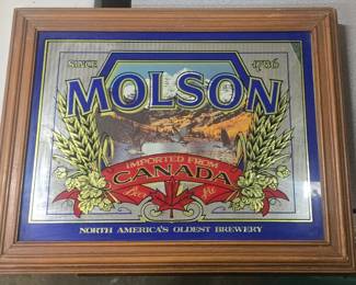 Molson Canadian Bar mirror