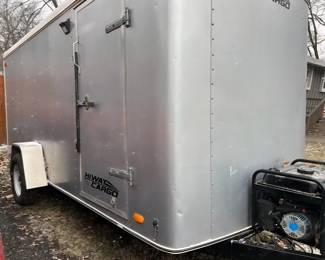 2008 HI-WAY CARGO 6‘ x 14‘ trailer with generator
