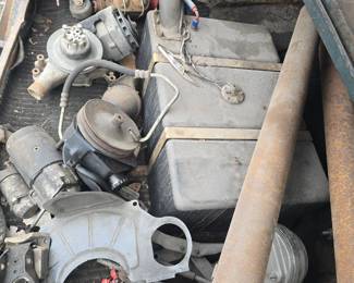 1951 Ford 2 door  rolling body with extra parts