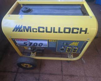 McCulloch Generator 5700 watt