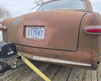 1951 Ford 2 door  rolling body with extra parts