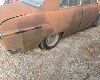 1951 Ford 2 door  rolling body with extra parts