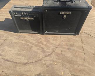 Boss and Behringer amps