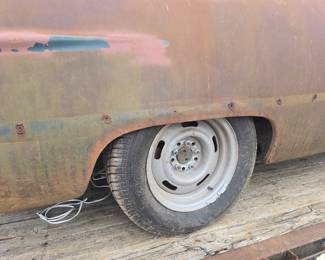 1951 Ford 2 door  rolling body with extra parts