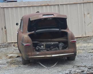 1951 Ford 2 door  rolling body with extra parts
