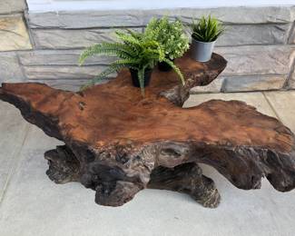 Walnut Stump Table (heavy!)