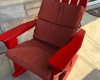 Red Rocking Chair