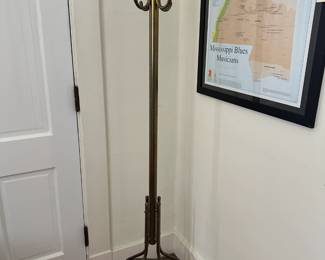 Antique Brass Coat Rack