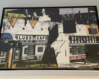 Framed Blues City Cafe Photo
