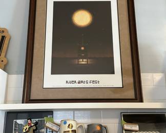 Custom-Framed River Arts Fest Print
