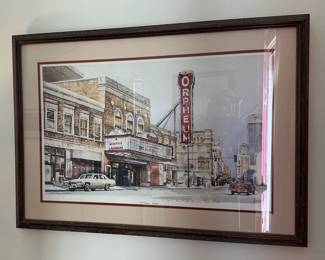 1977 Framed Orpheum Print