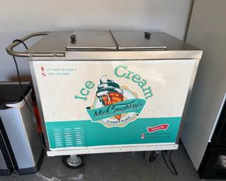 All Star Ice Cream Push Cart