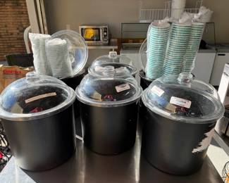 Cold Master Ice Cream containers 3 gallons